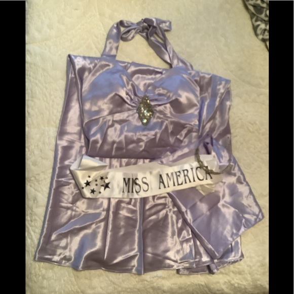 Other Miss America Costume Miss Malla Halter Dressgown Tiara And Sash